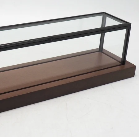 High quality standing copper glass terrarium black for indoor plant