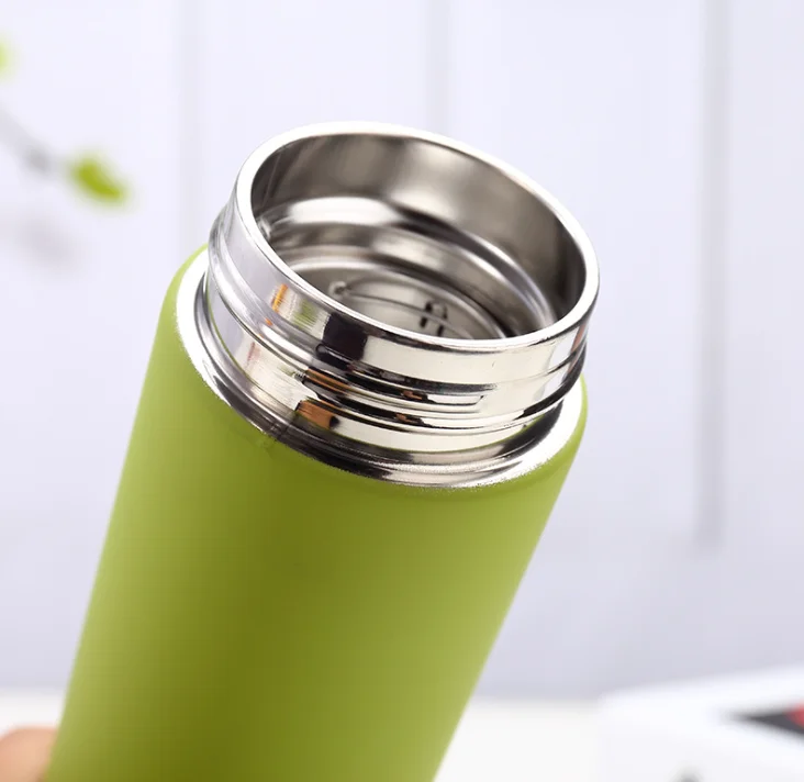 In Stock Custom 500ml Double Wall Stainless Steel Water Bottle Vacuum Thermos With Tea Infuser For Business