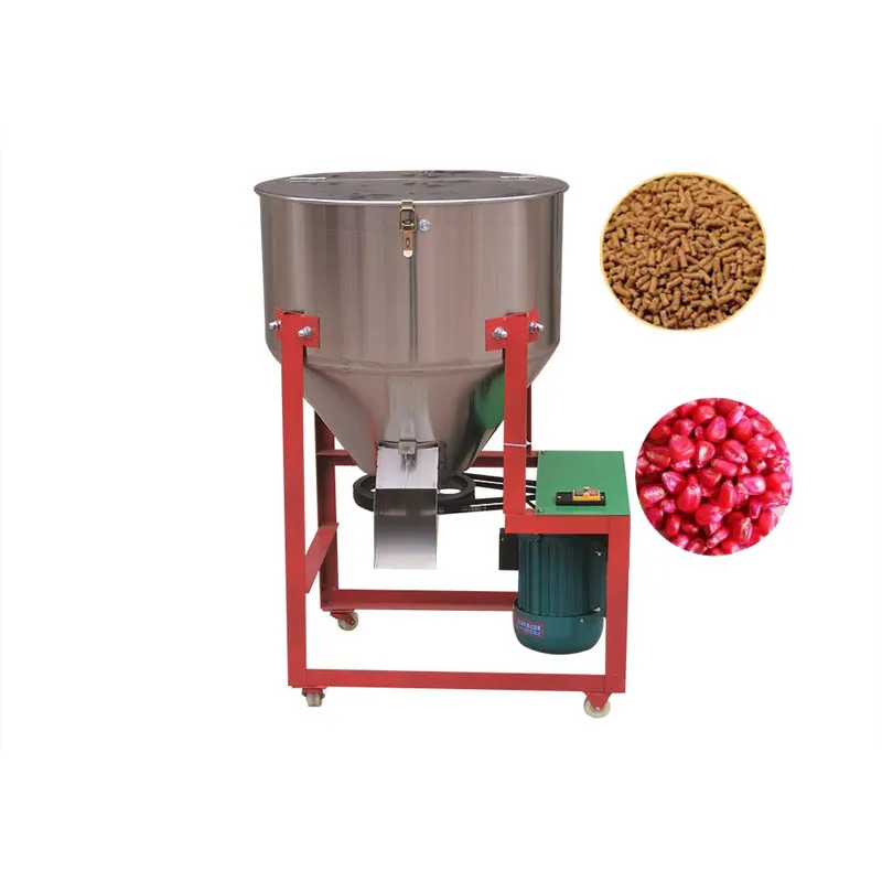 Vegetable seed coating machine animal feed mixer