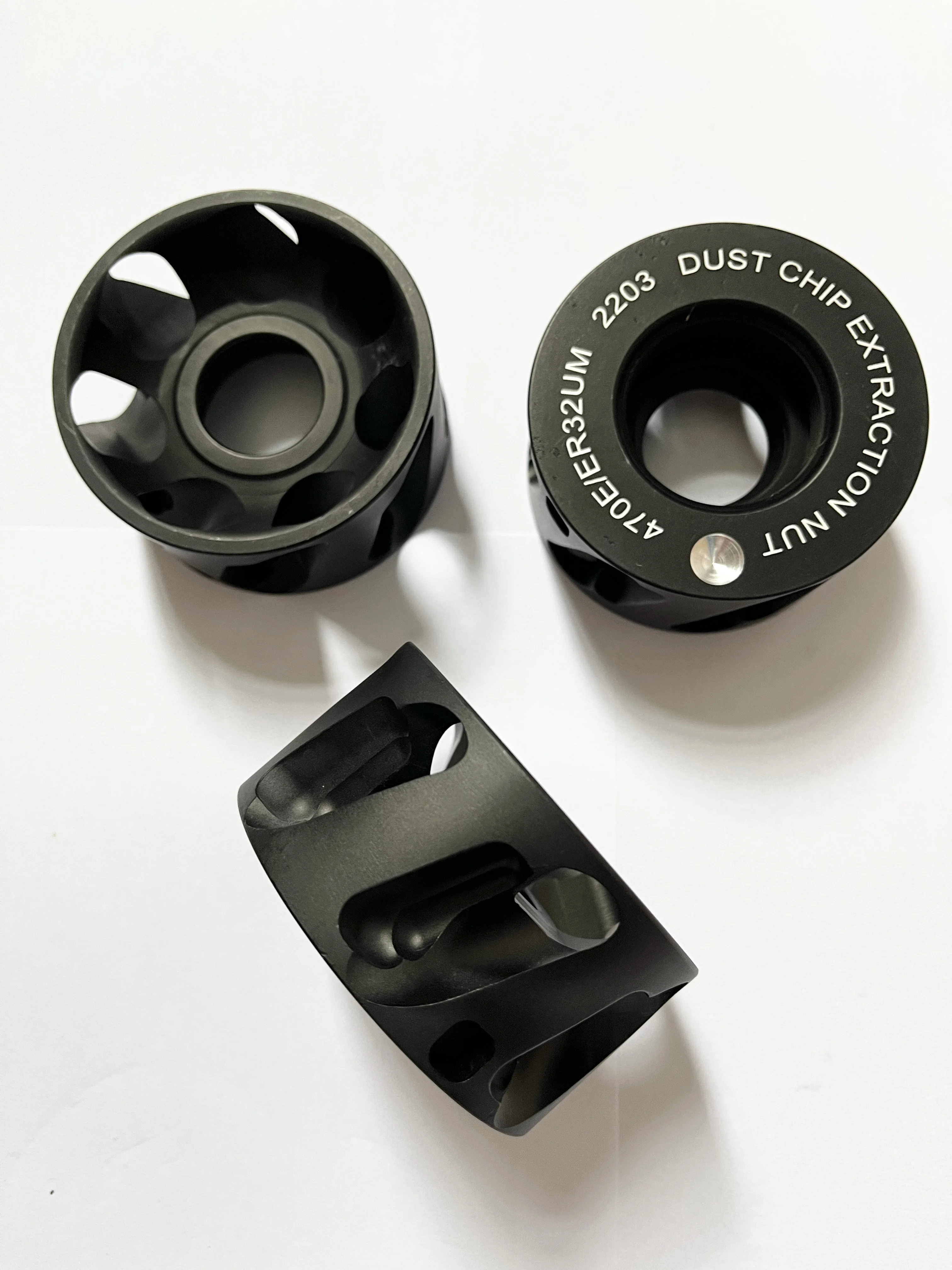 High Quality Chinese manufacturer ER 32  or ER 25 or ER 40 dust chip extraction nut for CNC woodworking machines