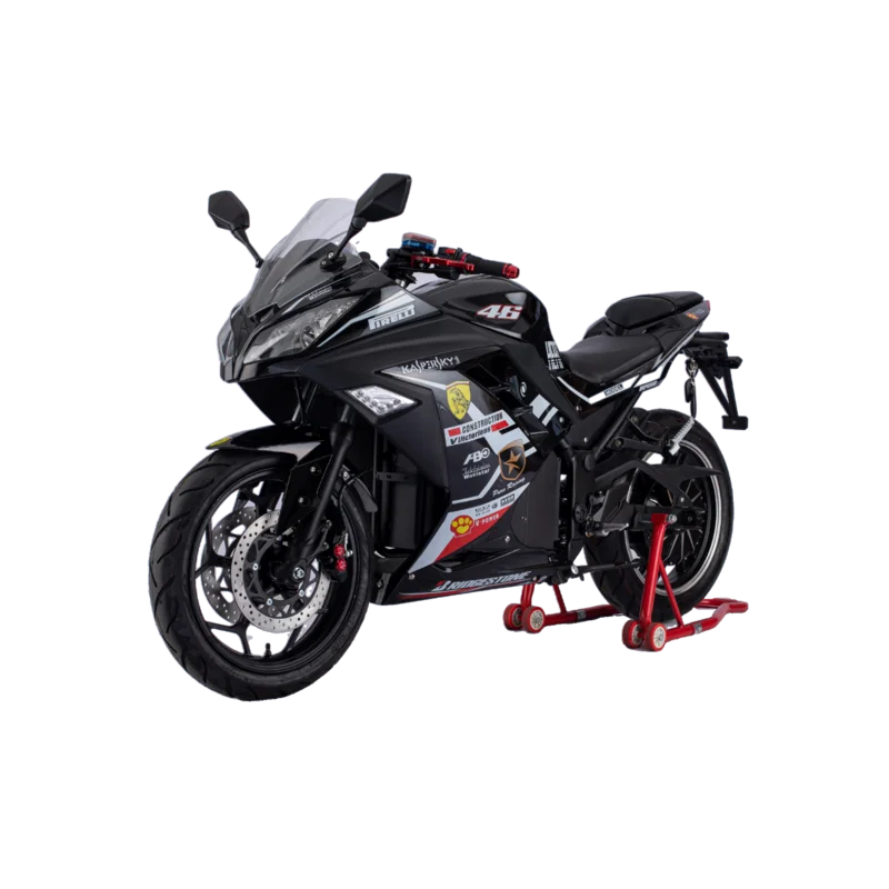 An electric motorcycle that can be used off-road, powerful, inexpensive, and designed for adults