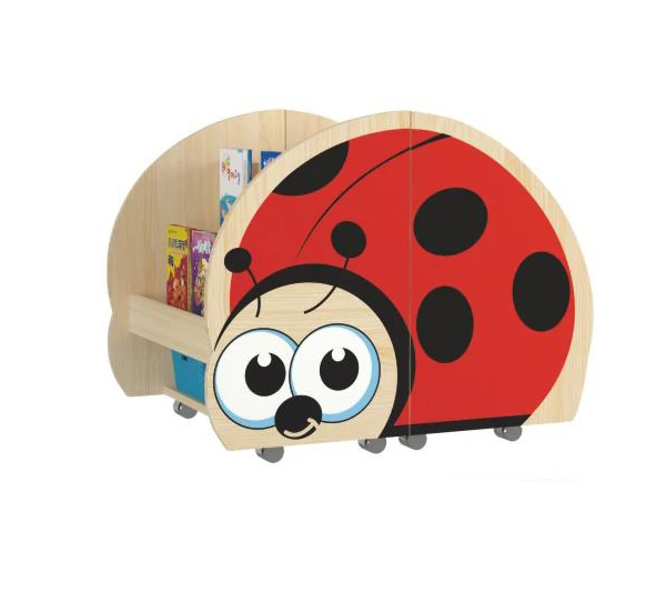 Daycare Reading Corner Setup Furniture Animal Book Shelf for Preschool