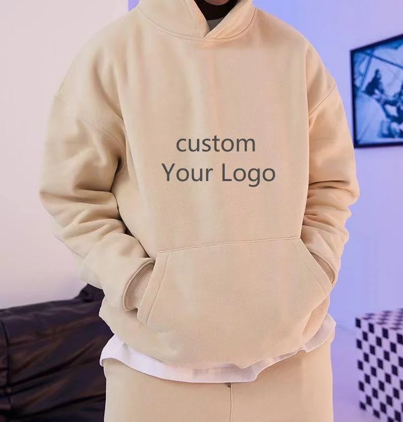 Custom Hoodie Design Manufacturing Hoodies Heavyweight Blank High Quality Wholesale Boxy 100 Cotton Mens Oversized Hoodie