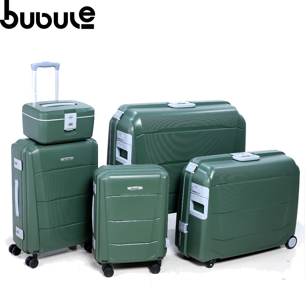 BUBULE New Design Hard Shell Travel Luggage Sets 5Pcs Of Suitcase