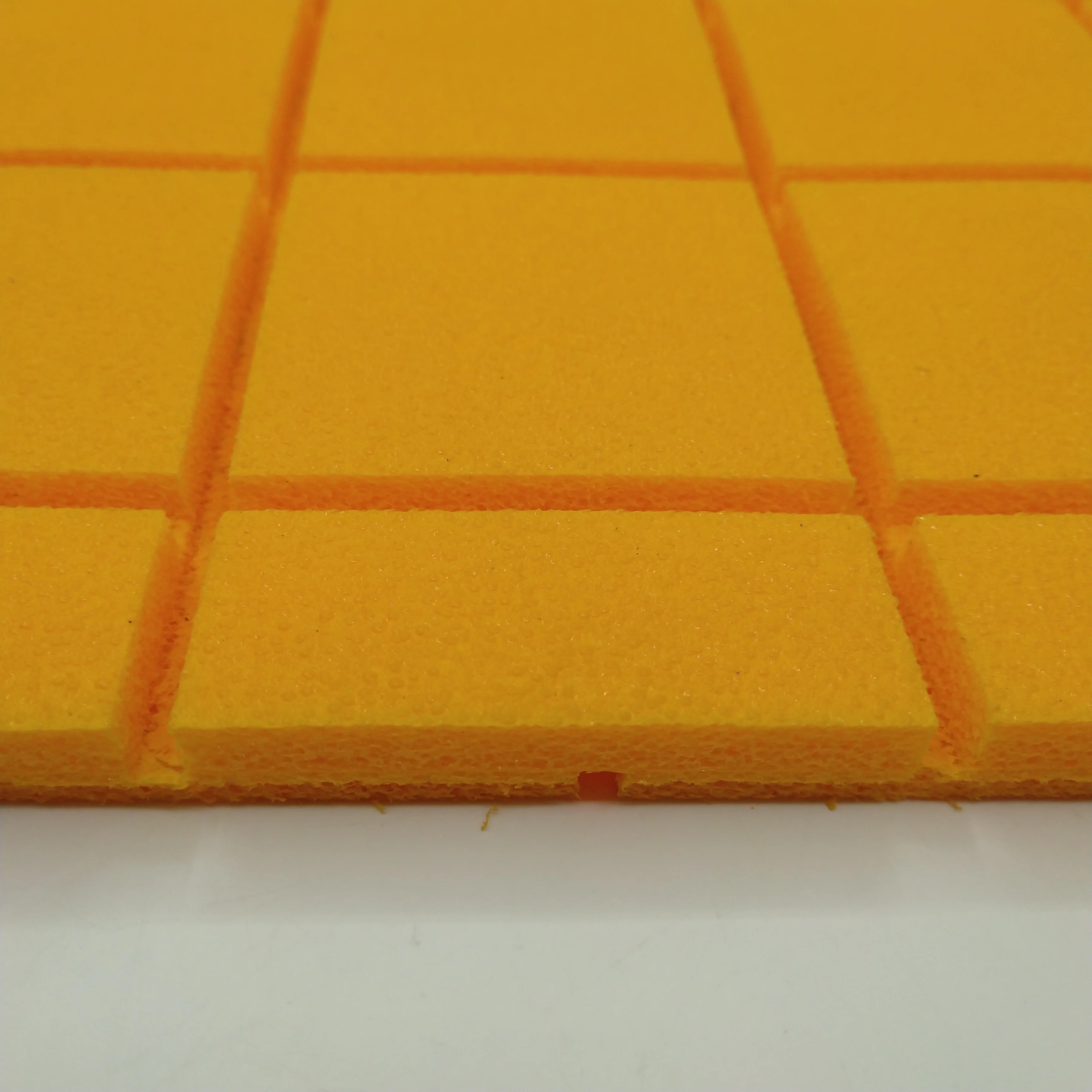 Hot selling yellow blue color foam shock pad underlay for football ground and sport field