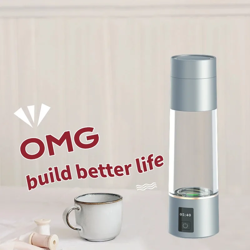 Advanced SPE PEM Hydrogen Water Filter Bottle Alkaline Water Generator with Enhanced Metabolism for Cars
