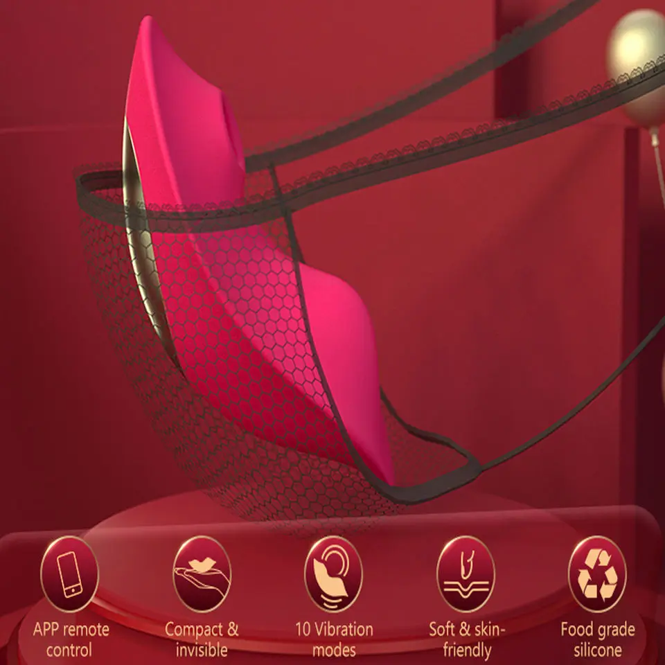 Sex Toys Portable Wireless App Control U Shape Wearable Vibrating Sex Dildo Egg Vibrator For Couple