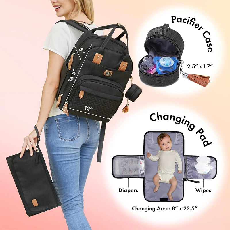 Baby Mummy Backpack Bag Foldable Diaper Bag Baby Mochilas Travel Diaper Bag For Mothers Mummy nappy back pack