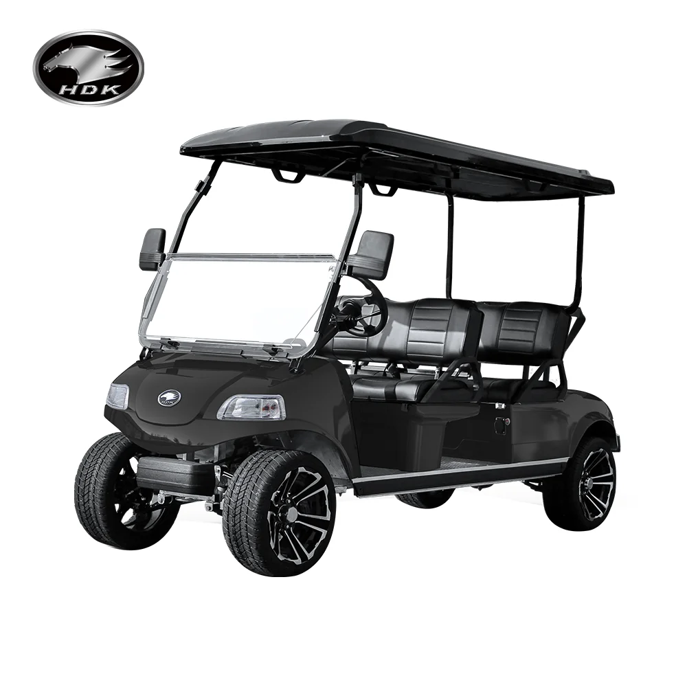 2 4 6 Seat Wholesale Off Road Cheap HDK Evolution Mini Buggy For Sale 48V Lithium Ion Batteries Electric Golf Carts