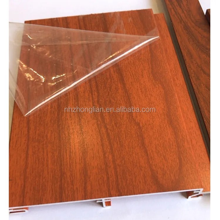 PVDF aluminium wood cladding side profiles , aluminium rectangular tube prices , rectangular tube aluminium profile wood color
