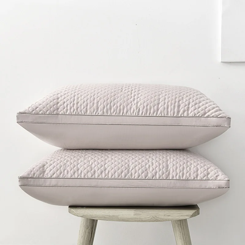 High Quality Bed Pillows Hotel Luxury Hotel White Cotton Pillow Case for Sleep