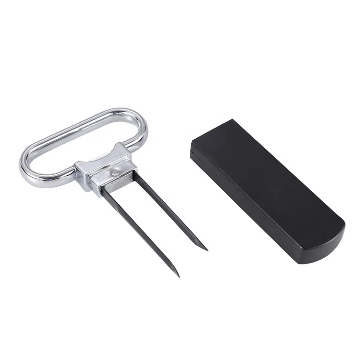 Ah So Wine Opener Durable Stainless Steel Two-Prong Cork Puller Wine Bottle Opener for Damaged Cork Old Wine Corkscrew Remover