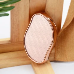 Factory hot selling mango-shaped glass nail shiner for foot