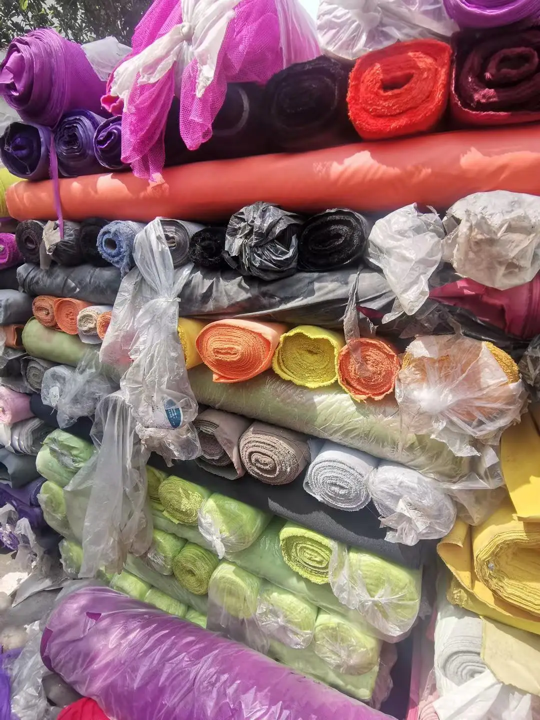 600D polyester oxford fabric with PVC backing stocklot