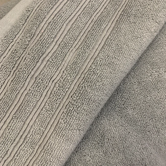 Popular design 100% cotton terry bath towel with dobby border