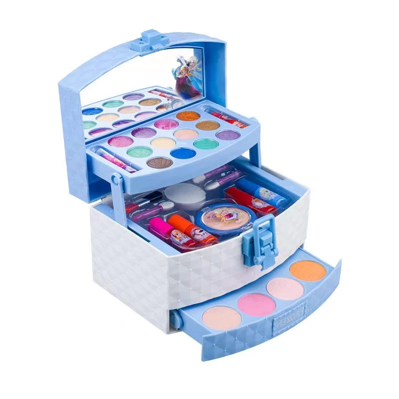 Children Makeup Set Petite Girls Shaped Cosmetics Palette Fashion Kit for Kids Toy Box Beauty Packing Packaging