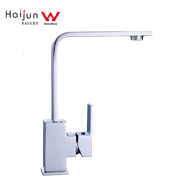 квадратный водяной знак Смеситель для кухни черный DR Brass Sink