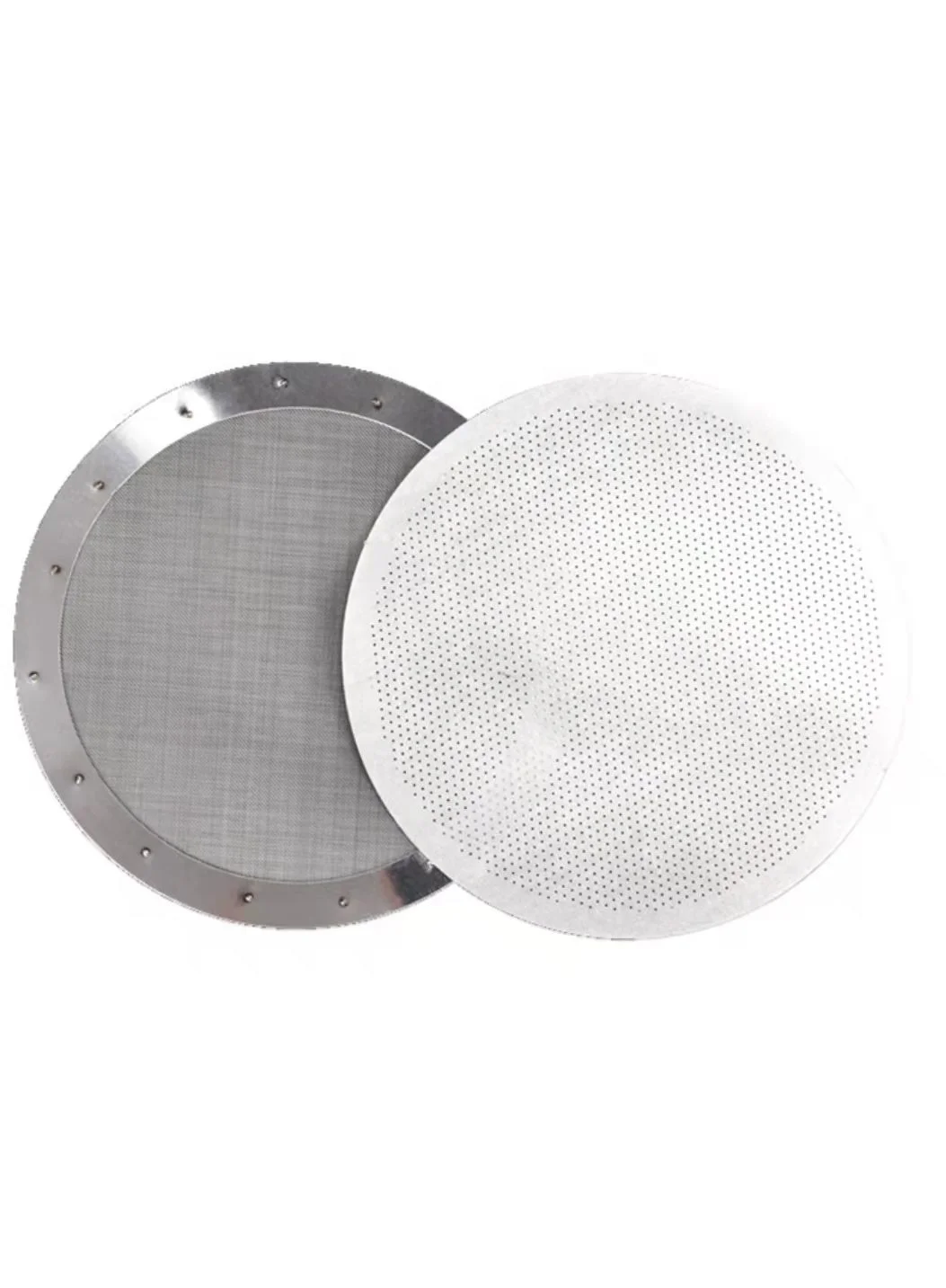 Factory custom 304 316l stainless steel square filter mesh multi-layer edge air tank particle dust oil mist filter mesh