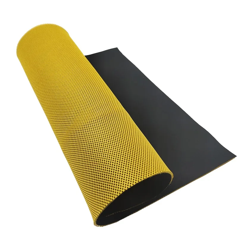 Cheap Price Custom Green Blue Gray 10mm Mesh Neoprene Fabric Rubber Sheets