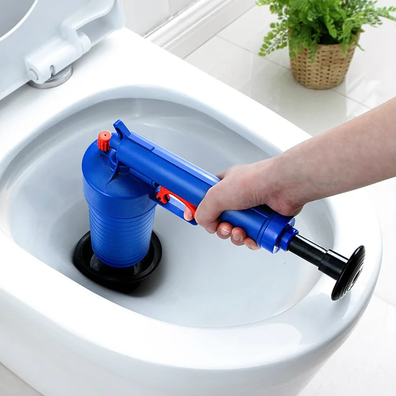Air Power Drain Blaster Toilet Plunger Pump Dredge Cleaner
