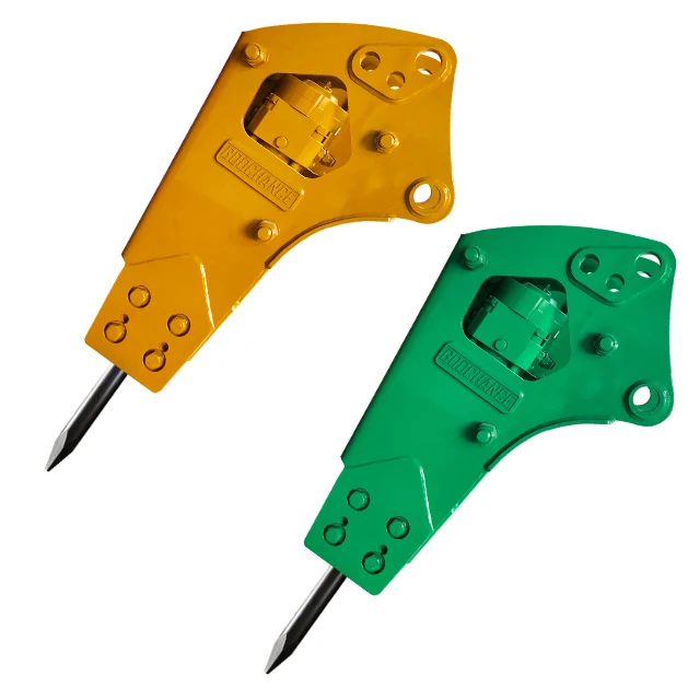 MSB255H Fully Hydraulic Breaker R75 Rock Hammer for 3-9 Tons Backhoe Excavator New Condition