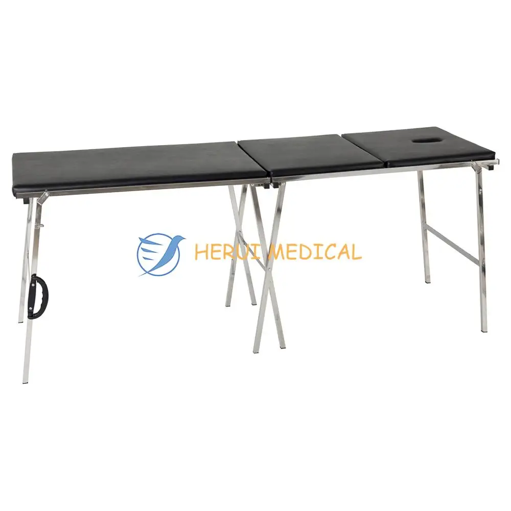 
Portable massage tables Folding examination couch Medical examination table 