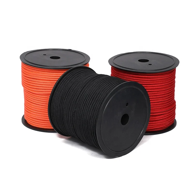 High Breaking Strength 32 plait polyester braided 4mm djembe rope