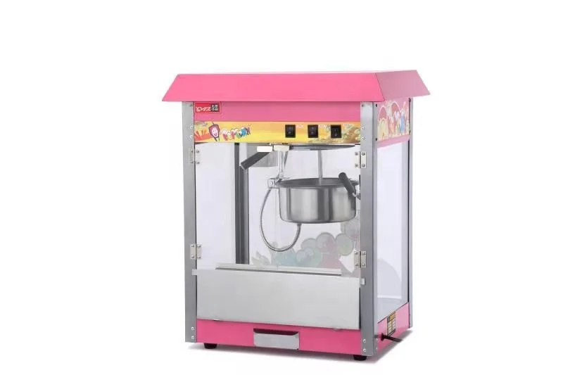 Commercial electric caramel popcorn machine