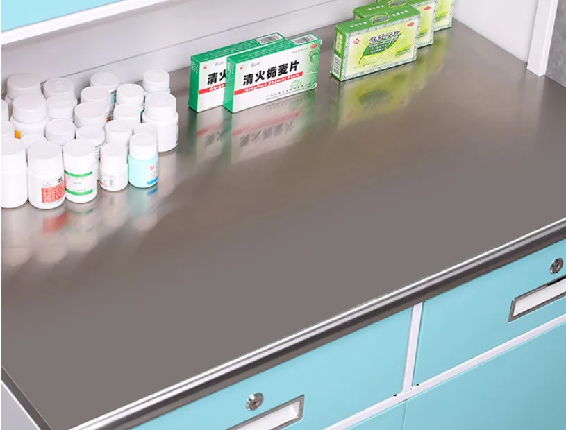 Wall mounted medical furniture western clinic dental medicine cabinet hospital wall mounted steel storage cabinet with drawers