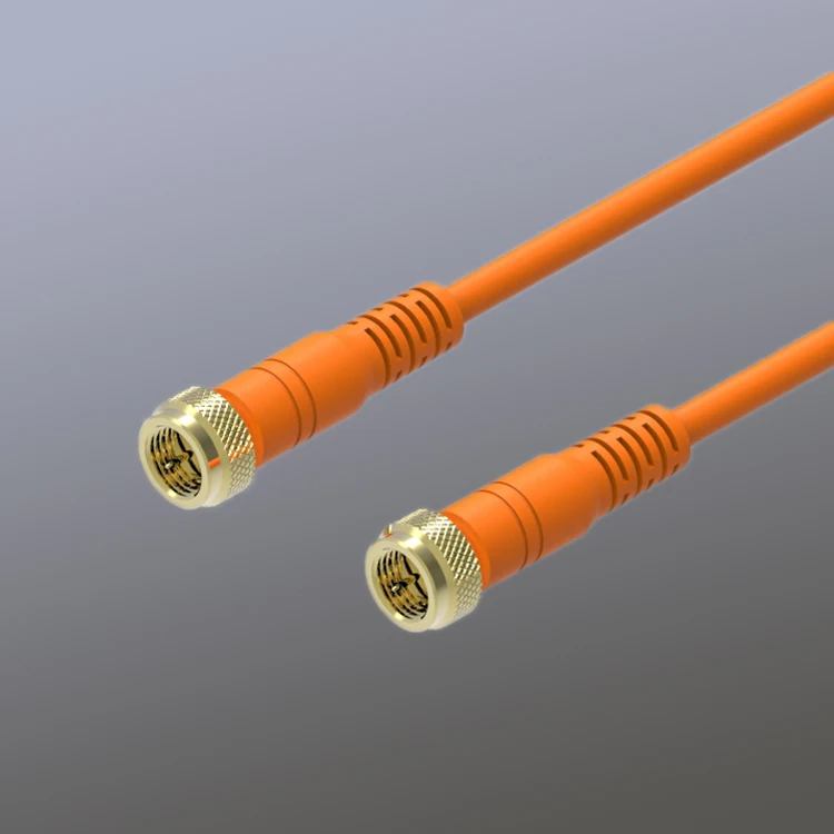 Высокая производительность RG-59/U кабель f-типа разъем f-контактный коаксиальный кабель для CATV/VCR/Satellite