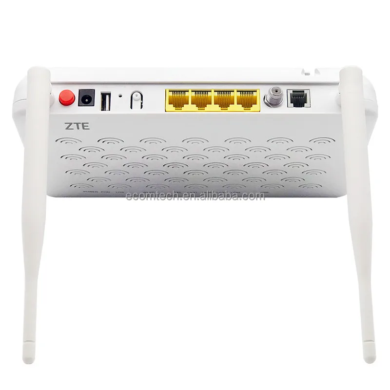 Более дешевый OEM ODM ZTE ONU F690L /F668 V6.0 внешний WIFI EPON /GPON 1GE + 3FE 1TEL 1USB