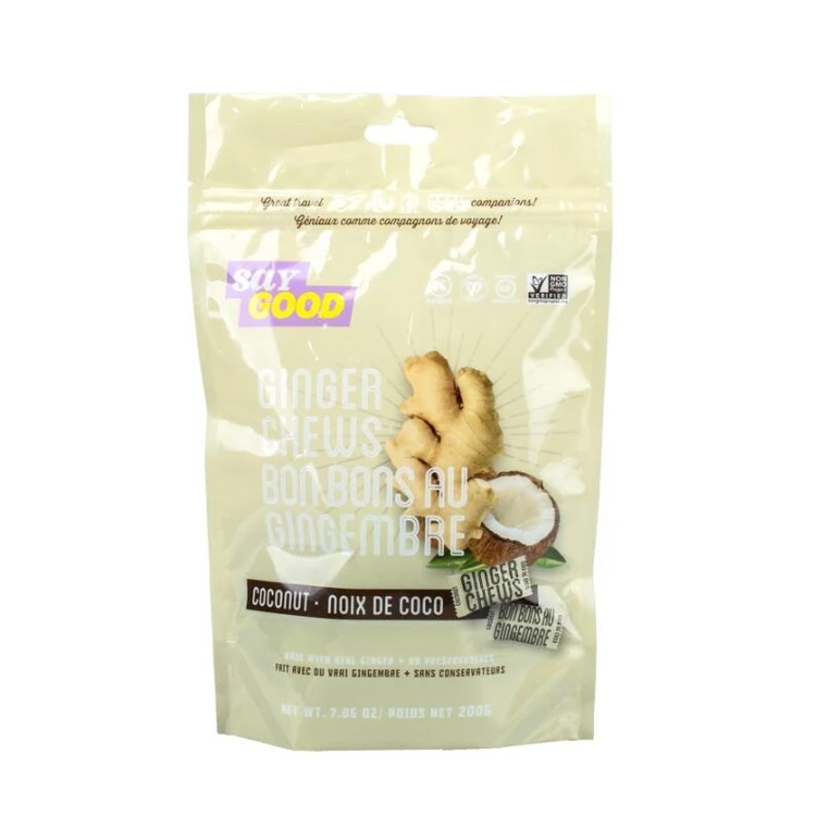 Saygood ginger chews coconut flavor 200g Indonesia ginger chew candy  gingerbon