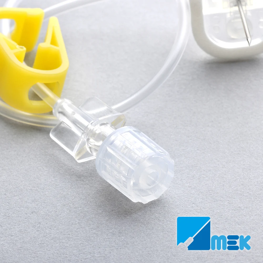 19G 20G 21G 22G safety huber needle 90 degree Non coring huber needle with CE ISO MDSAP