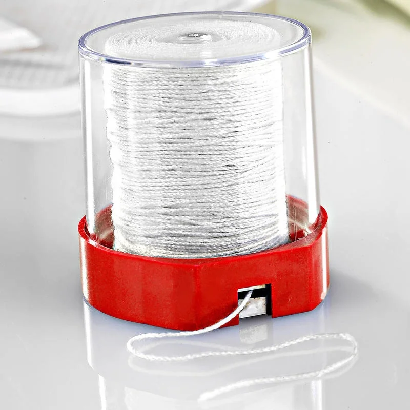 100 Meters Food Grade Cotton Thread Food Binding Wire for Meat Preparation Cooking Twine with Cutter