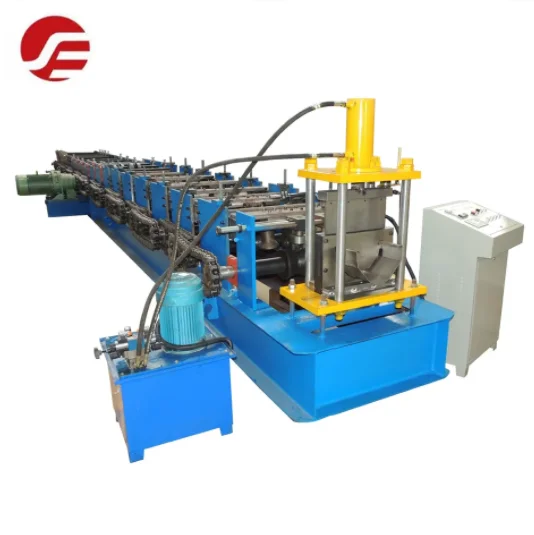 Seamless Bending Making Machine Gutter Machines Factory Customized Metal Downspout Portable Gutter Rain Roll Forming Machine