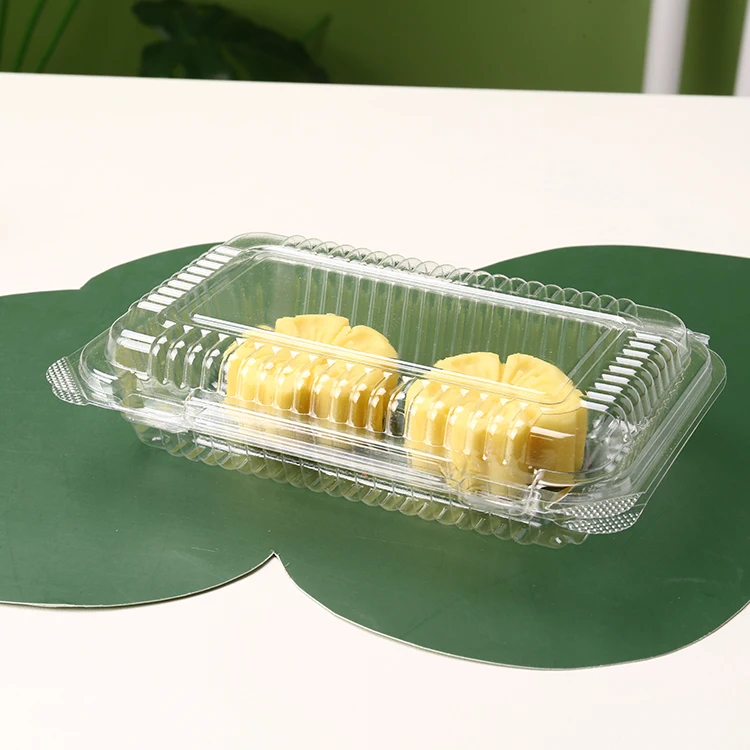 Custom Printing Fresh Fruit Plastic Box Packaging to go Containers with Lids Disposable Plastic Dried Fruit Packaging