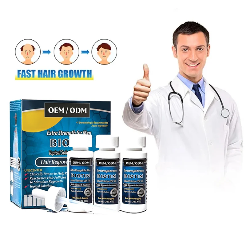 OEM ODM 2% 5%Hair Regrowth Treatment Serum Prevents Hair Loss Hair Growth Oil For Men And Women