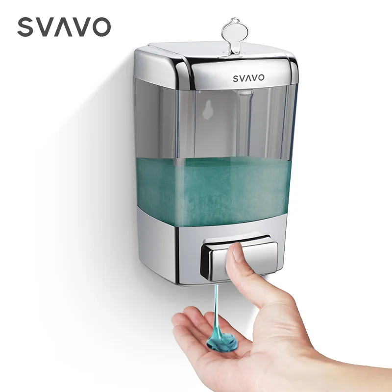 800ml Hand Sanitizer and Soap Dispenser by Svavo manual hand liquid soap dispenser