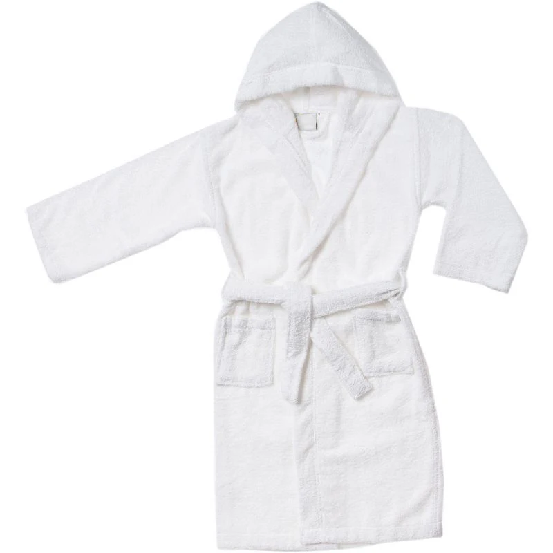 Wholesale Super Soft Luxury Microfibre White Hooded Robe Custom Logo Embroidery Women Bathrobe For Home Hotel