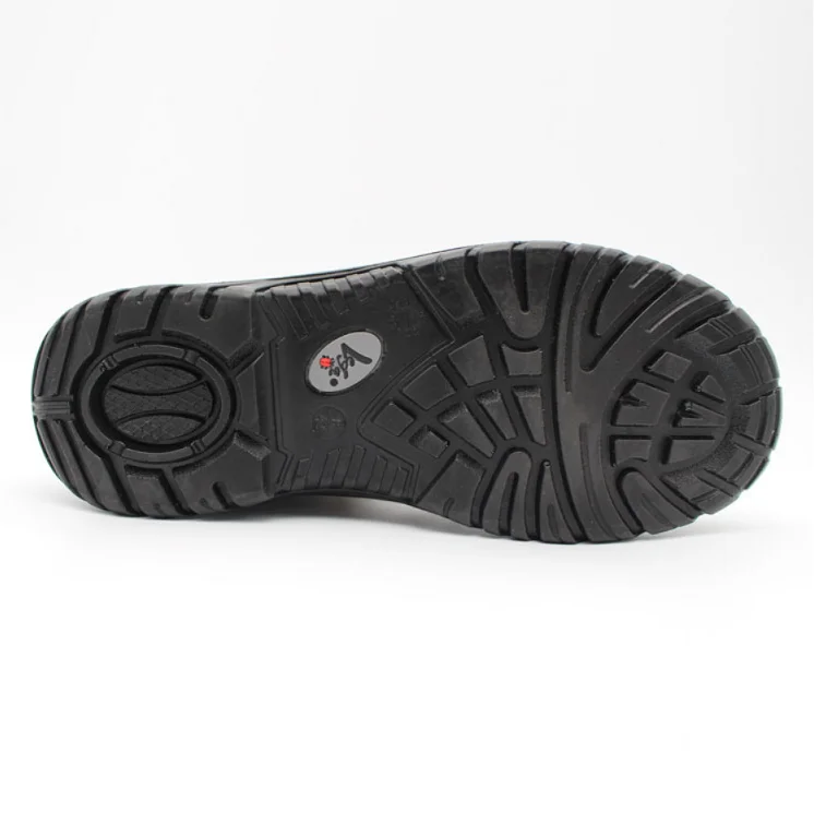 High Quality Factory Safety Shoes Nubuck Safety Footwear PU Sole Injection Steel Toe Work Shoes
