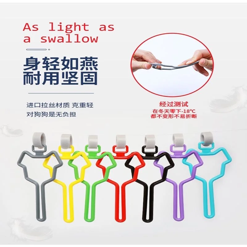 Plastic poop bags Casual Dogs Sustainable plastic dog poop bag pick up clip carrier free dog leash dirty waste bag holder