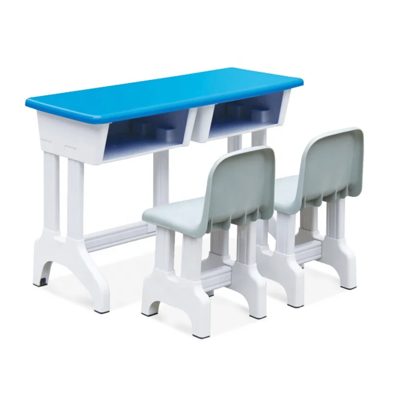 Kindergarten Furniture Set Plastic Preschool Classroom Primary School Desk and Chair for Kids Reading Study Learning