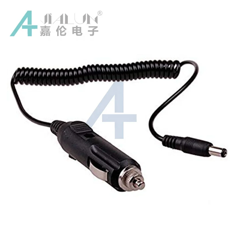 JIALUN 12V DC 5.5mm x 2.1mm Car Cigarette Lighter Power Supply Adapter Plug Charger Cable For Battery Charger LED Strip Lighting