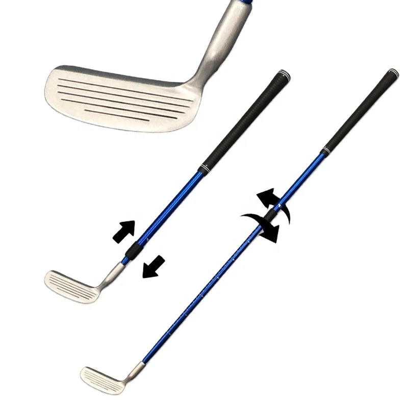 Retractable Length Golf Chipping Putter Double-Sided Adult Golf Wedge Club Multifunctional Kids Golf chipper club