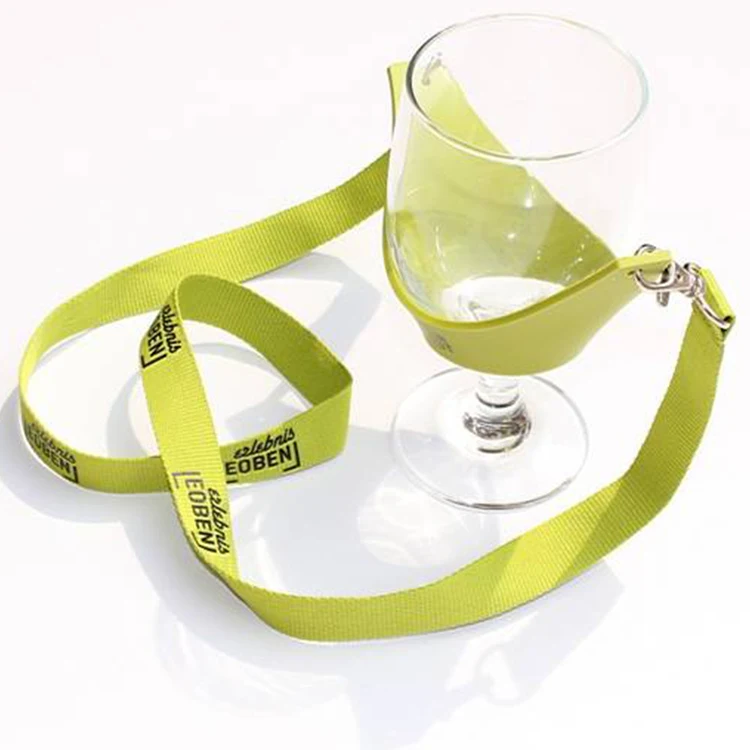
Factory Direct Supply Bottle Beer Cup Holder Lanyard with cup holder 
