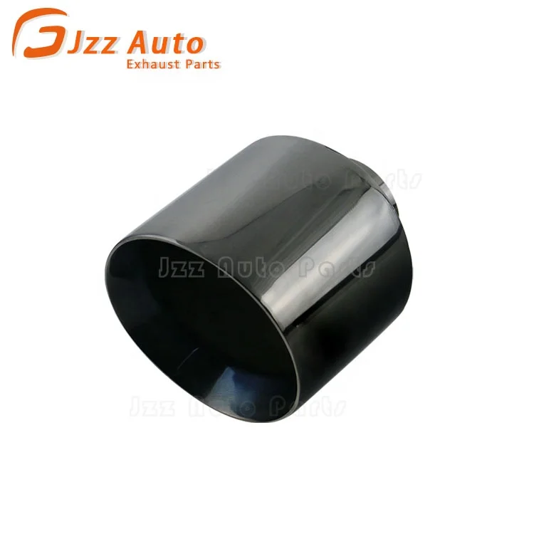 JZZ high quality 127mm black car custom exhaust tip
