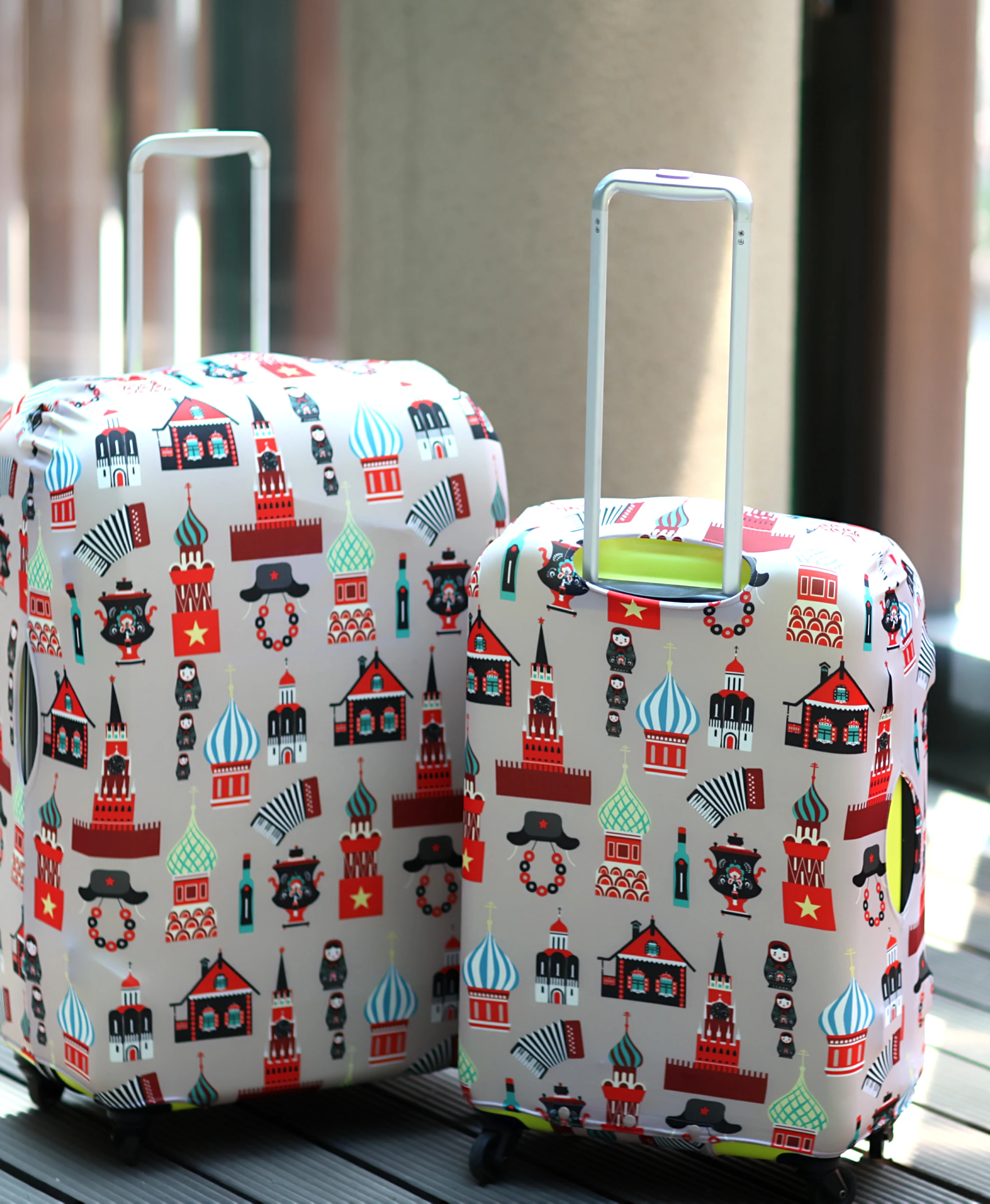 2020 Fashion Custom Luggage Protective Cover suitcase Protector With Cute Prints