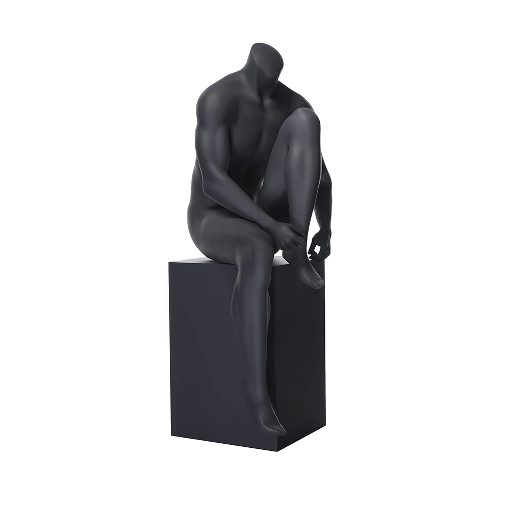 AFELLOW Wholesale Fiberglass Muscular Sports Mannequin Athletic Male Female Sportswear Display Mannequin