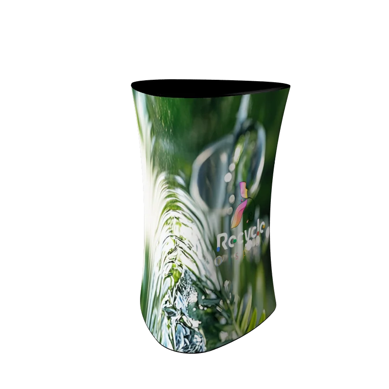 portable promotion Counter advertising stand booth table display trade show booth Triangle fabric counter