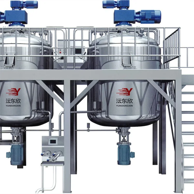 Hot Sale !Cosmetic production line liquid laundry soap / shampoo making machine